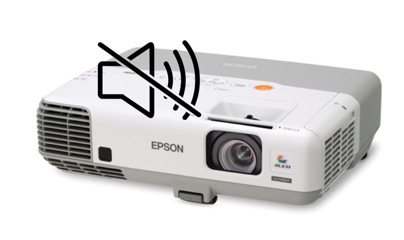 Máy chiếu Epson không phát được âm thanh khi kết nối với điện thoại 