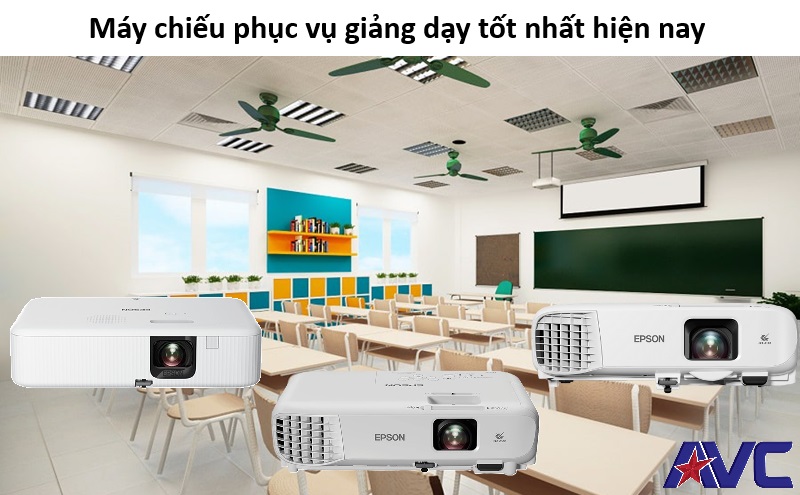 máy chiếu phục vụ giảng dạy