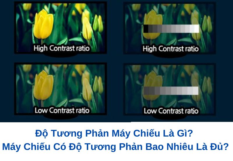 Độ tương phản trên máy chiếu là gì?