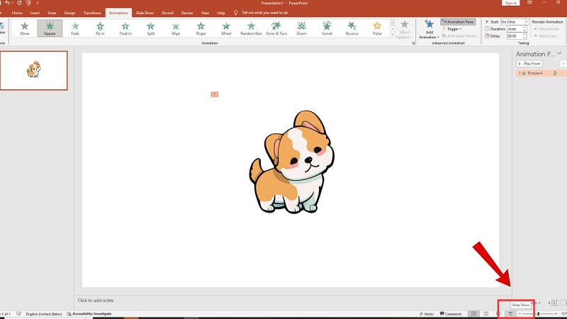 Điều chỉnh cách tạo hiệu ứng xuất hiện lần lượt trong PowerPoint