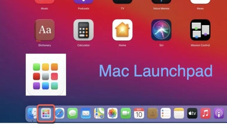 Cách gỡ ứng dụng bằng Launchpad