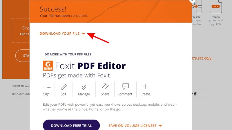 Cách chuyển đổi ảnh sang PDF bằng Foxit Reader