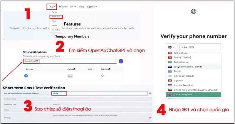 Cách dùng chat GPT tại Việt Nam