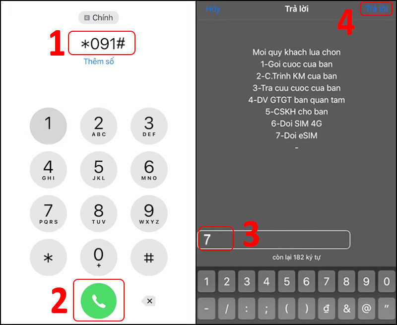 Hướng dẫn chuyển đổi qua “Cài đặt”