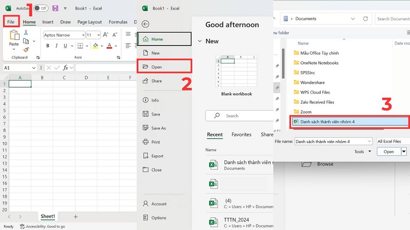 Hướng dẫn khôi phục file Excel bị lỗi