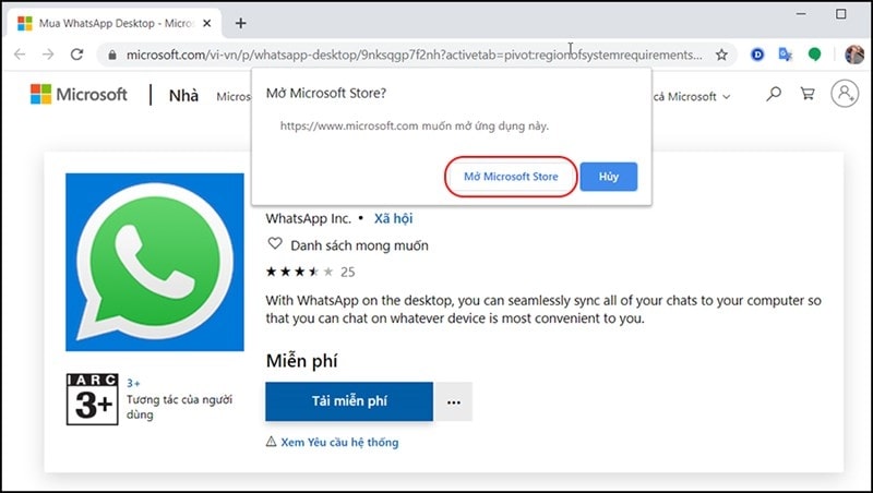 Tải WhatsApp trên Windows