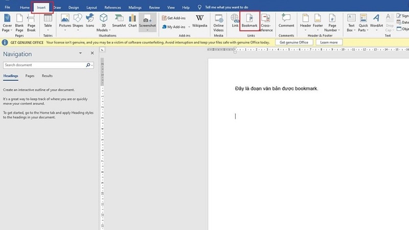 ướng dẫn quản lý và xóa Bookmark trong Word