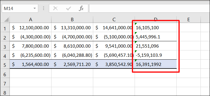 Cách khắc phục lỗi Excel tính sai kết quả là do định dạng ô không đúng