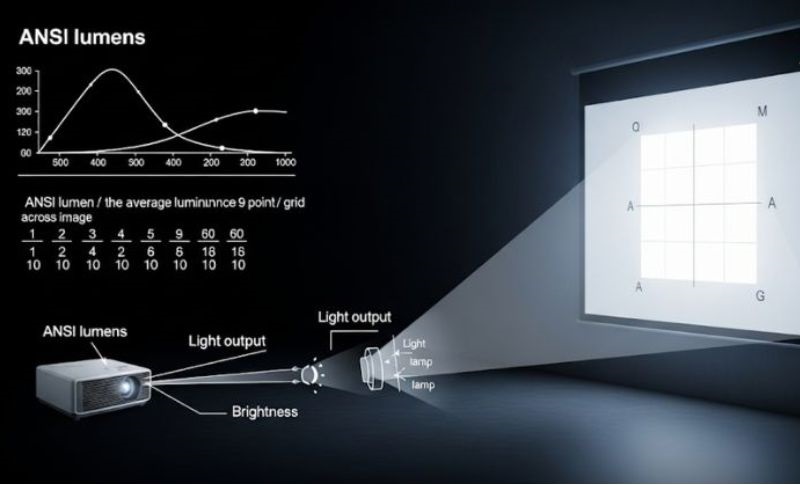 Ansi lumens là yếu tố quan trọng khi lựa chọn máy chiếu