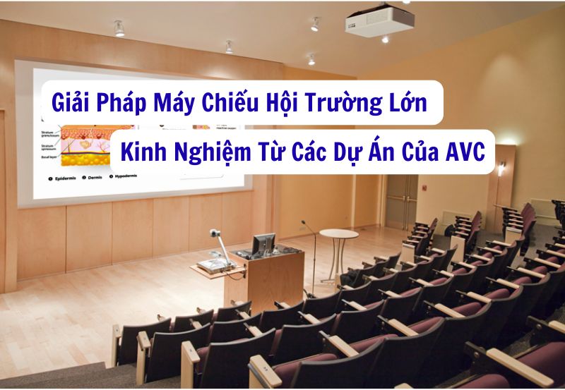 giải pháp máy chiếu cho hội trường lớn