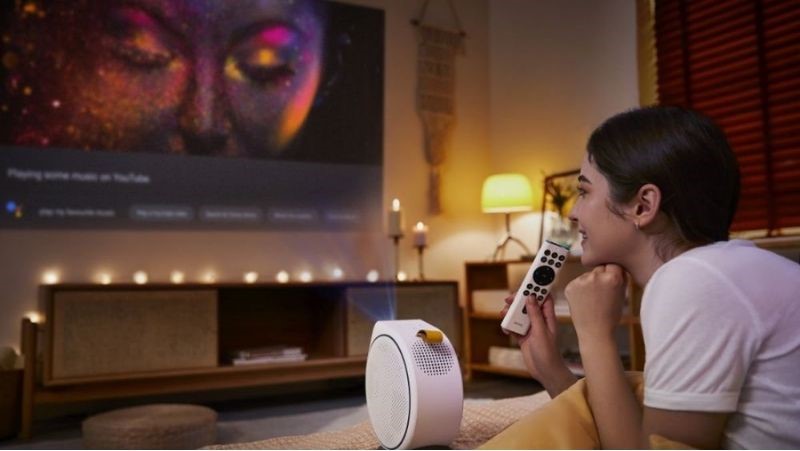 Máy chiếu gần giúp tiết kiệm không gian trong nhà