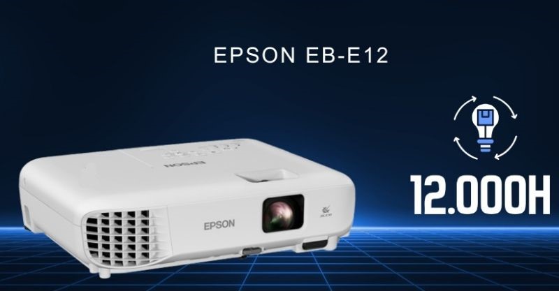  Máy chiếu Epson EB-E12 sở hữu nhiều ưu điểm nổi bật