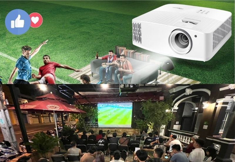 Tùy vào diện tích và ánh sáng của quán cafe để lựa chọn loại máy chiếu phù hợp