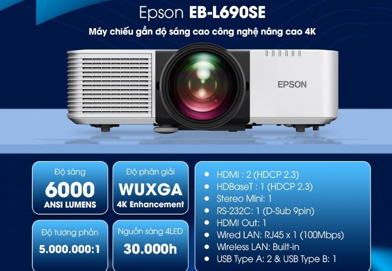 Máy chiếu Epson EB-L690SE