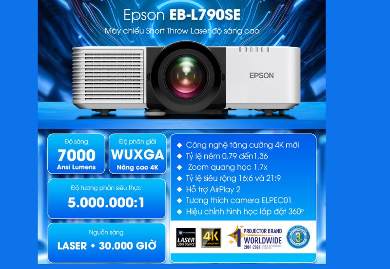 Máy chiếu Epson EB-L790SE