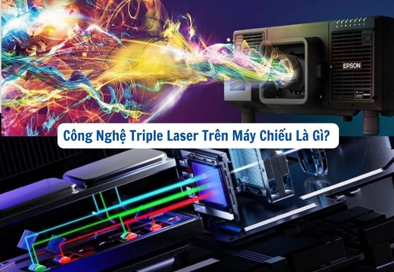công nghệ triple laser trên máy chiếu