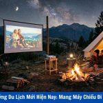 máy chiếu đi phượt
